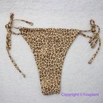 Thrills NEW Free People x mild animal print string bikini bottom, USA S Photo 6