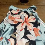 Cupshe Women's Halterneck Sleeveless Orange Floral Blouse Size Photo 7