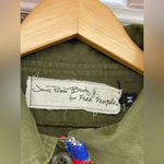 Jen's Pirate Booty  X FREE PEOPLE Military Green Utility Jacket medium Photo 3