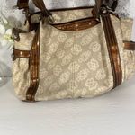 Kathy Van Zeeland Kathy Van Zealand Brown & Cream Satchel Bag Photo 6
