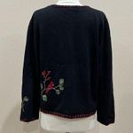 Coldwater Creek  Cardinals Black Knit Cardigan Size XL Photo 6