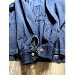 Vintage 90s Y2K Embroidered Fairy Garden Denim Jacket XL Whimsical Ethereal Folk Blue Photo 7