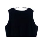 Lane Bryant  Sleeveless Beaded Shimmery Blouse Lightweight Stretch 26 / 28 Black Photo 4