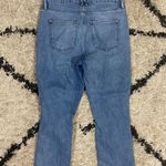 Good American Distressed Straight Leg Jeans Photo 6