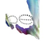 Bebe  Monokini Colorful Tie Dye Rhinestone Zipper Womens Medium Photo 1