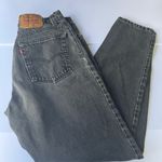 Levi's 550 vintage Tapered Levi’s 1993  women’s wash black jeans size 13M Photo 2