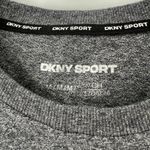 DKNY  Sport Gray Embellished Logo Short Sleeve Tee Women's Size Medium Photo 4