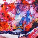 Athleta Red and Blue Tie-Dye Leggings Photo 1