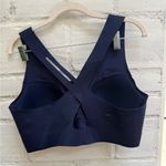 Brooks  Navy Blue Cross-Back Sports Bra Photo 2