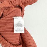 House of Harlow 1960 | Ribbed O Ring 2 Piece Midi Slit Dress Brown Knit Sweater‎ Photo 4