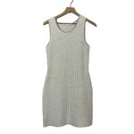 Athleta  Chills and Valley Tank Sweater Dress - Gray/White - Small Photo 4