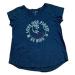 Lucky Brand Lucky‎ Brand XL Love Our Planet Graphic Tee Dark Gray Eco Earth Kind Vibes Photo 0