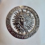 Vintage Tango Bag Touch 80s 90s Celestial Sun Ivory Silver Crossbody Bag Purse White Photo 2