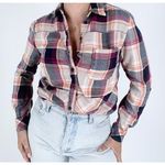 Anthropologie  Holding Horses Button Down Plaid Top Size XS Photo 0