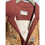 Free People NEW We The Free Pressed in Flowers Embroidered Floral Kimono Brown Photo 6