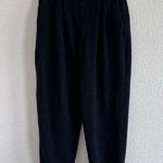 St. John  Basics Black Knit Stretch Pull On High Rise Pants Photo 0