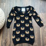 Moschino  Teddy Bear Print Wool Dress Photo 0