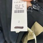 Talbots Italian Knit Women's Black T Shirt Shift Dress Size 2 Photo 3