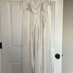 Amsale Formal White Evening Gown Size 6 Photo 2