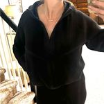 Nike Women’s cropped zip up hoodie sz md Photo 5