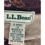 Vtg LL Bean Dress Womens Midi Long Sleeve Floral Large Petite Cottage Modest Purple Size undefined Photo 8