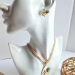 Love Mary Jane Pot Leaf Necklace Set 420 Green Photo 5