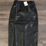 Forever 21 Black Leather Skirt Photo 0