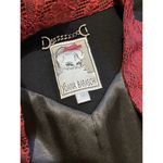 Yoana Baraschi  Red Lace Paisley Single Breast Jacket 12 Photo 3