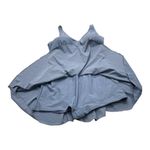 SHEKINI Women's V Neck One Piece Skirt Blue Swimsuit Ruched Retro Swimdress XL Photo 3