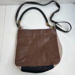 The Sak Collective Estrada Crossbody Bag Three Way Top Teak Block Leather READ Photo 5