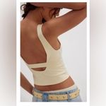 Free People  Intimately Just Getting Started Muscle Tank, NWT, in Butter Yellow Photo 1