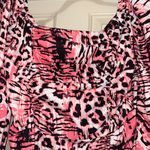 SheIn Pink Multicolor Leopard Print Short Dress Photo 7