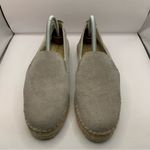 Fabiolas Women's Espadrilles grey suede platform flats size 38 US 7.5 Photo 1