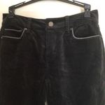 White House | Black Market WHBM Velvet Mid Rise Skinny Jeans in Black Smoke sz 2 Photo 4