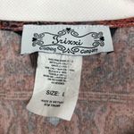 Trixxi Knot Womens Top Small Twisted Front Boho Fairy Stretch Relaxed Casual Photo 1