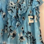 Free People  Naya Printed Ruffle Floral Top NWT Size S Photo 5