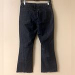 Michael Kors Cropped Gold Studded Jeans with Fringe Hem Photo 6