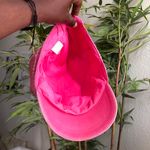 2000s Y2K Barbie Babydoll Pink denim newsboy baker boy beret hat cap frayed edges Photo 3