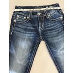 Miss Me Women's Embellished Bling Multicolor Signature Straight Dark Wash 27 Photo 8