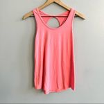 Zyia  Active Flamingo Pink Twist Back Tank Top Size XXS Photo 1