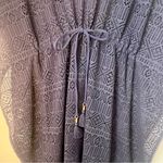 Tommy Bahama  Crochet Tunic Swim Beach Cover Up in Navy Blue Size S/M Photo 3