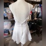 Speechless  white short dress lotus front design 🪷 sexy back sleeveless NWT Photo 2