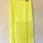 Bebe NWT Pleated Double Slit Maxi Skirt Photo 2