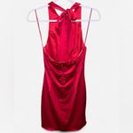 DO+BE  Pink Satin Halter Mini Dress - Size Small Photo 1