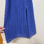 A New Day NWT Target Crochet Knit Halter Neck Midi Dress in Cornflower Blue - M Photo 7