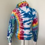 American Apparel tie dye zip up sweatshirt medium Photo 4