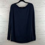 Athleta  Navy Blue Long Sleeve Sweatshirt Size M Photo 7