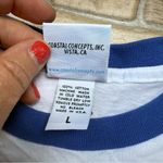 Vintage The Snorks Ringer Top Womens S/M (vtg L) Cartoon 80s Coastal Concepts White Photo 8