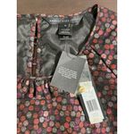 Marc by Marc Jacobs NWT  Silk & Metallic Polka Dot Ruffle Neck Peplum Top 6 Photo 8