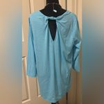 Lands' End Land’s End Striped Knotted Keyhole Back Top Photo 4